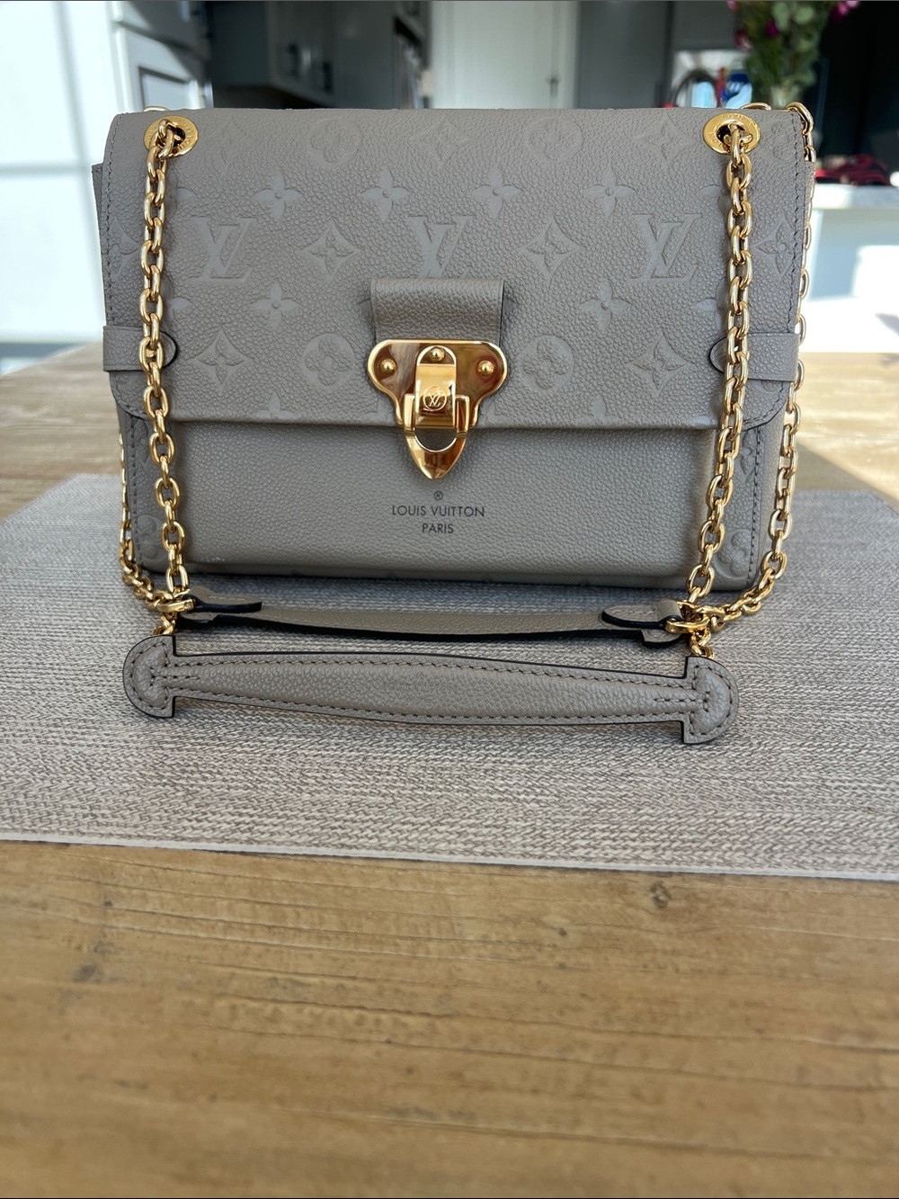 Louis Vuitton Empreinte Tourterelle Taupe Vavin PM